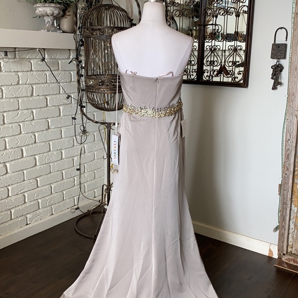 COLORS STRAPLESS WEDDING FORMAL PROM GOWN DRESS 1541 12 NEW BRIDESMAID - Picture 8 of 13